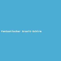 Fantastischer Granit-Schirm