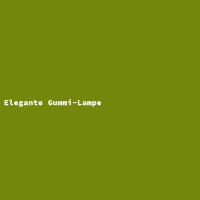 Elegante Gummi-Lampe